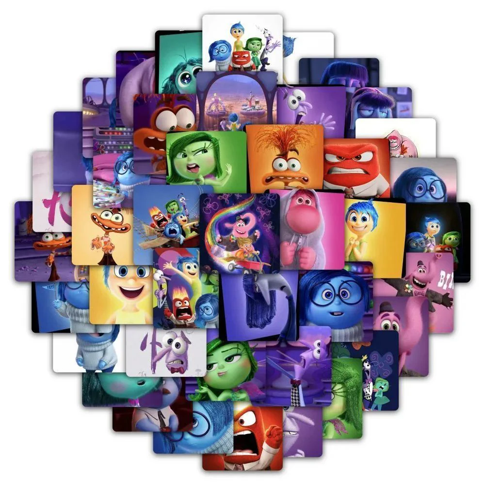 10/30/59pcs Disney Movie Inside Out Graffiti Stickers Decals Cool DIY Phone Laptop Motorcycle Kid Cute Cartoon Sticker Wholesale