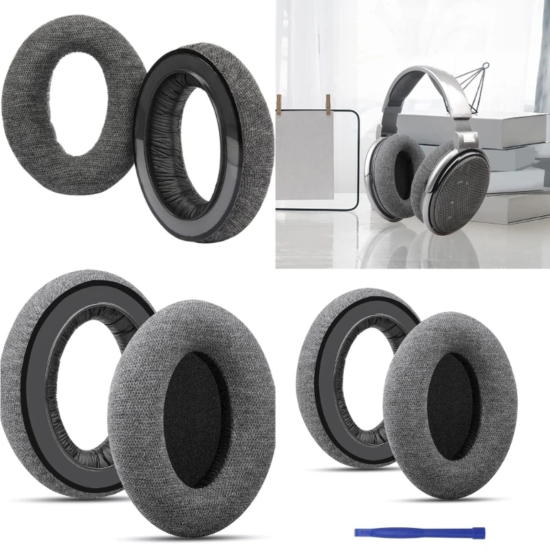 وسادة أذن مريحة M17B لسماعات HD545 HD565 HD580 HD600 HD650، وسادة أذن تعزز عزل الضوضاء ووسادة أذن من الإسفنج