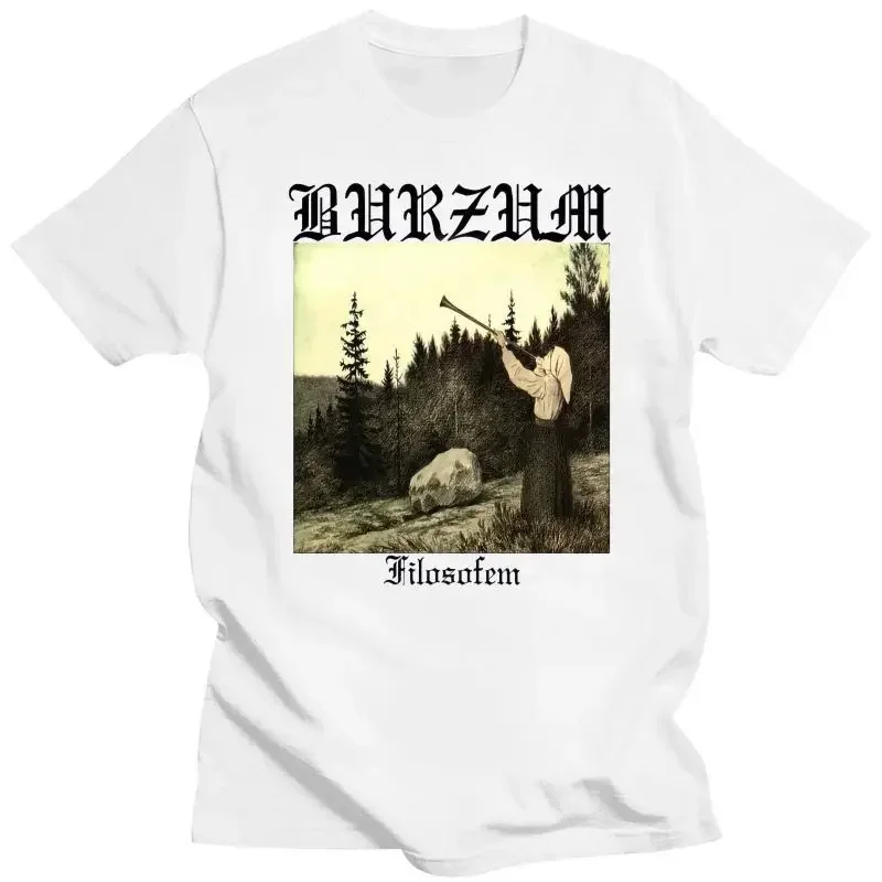 Unisex Heavy Cotton Tee New Burzum Filosofem T Shirt Harajuku Streetwear