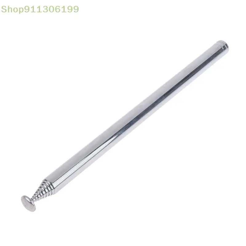 1PC 140 Cm 10 Section Highquality Elasticated Telescopic Stainless Steel Antenna FM AM Aadio