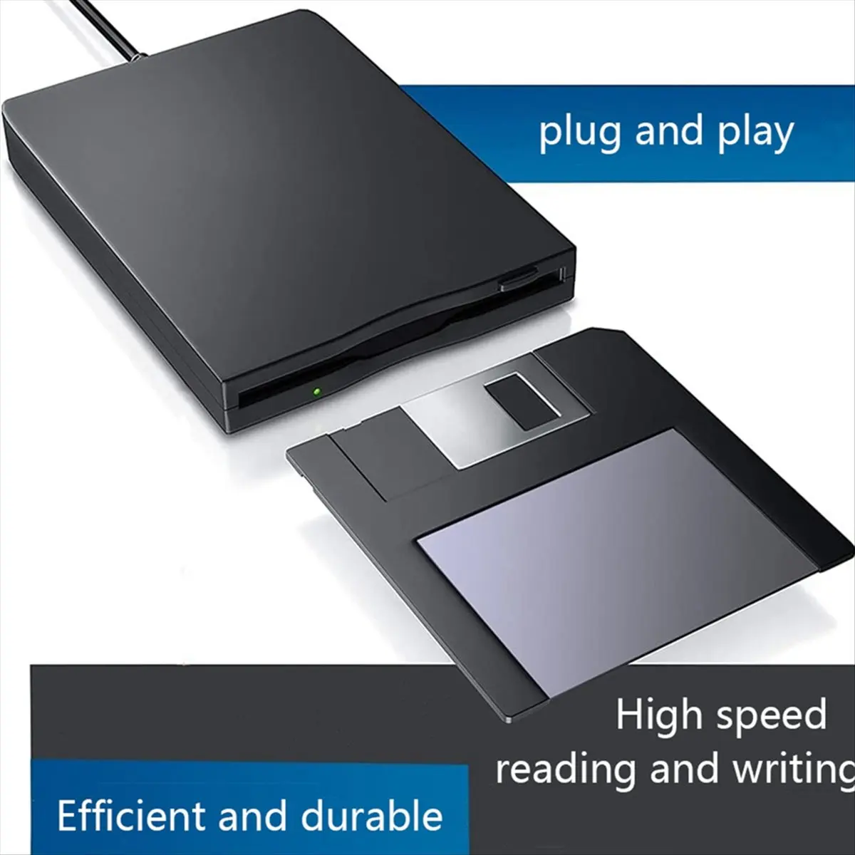 SPECIAL OFFER USB External Floppy Disk Reader Drive 3.5In 1.44MB FDD Diskette Drive for 10/7/8/XP/Vista PC Laptop Desktop