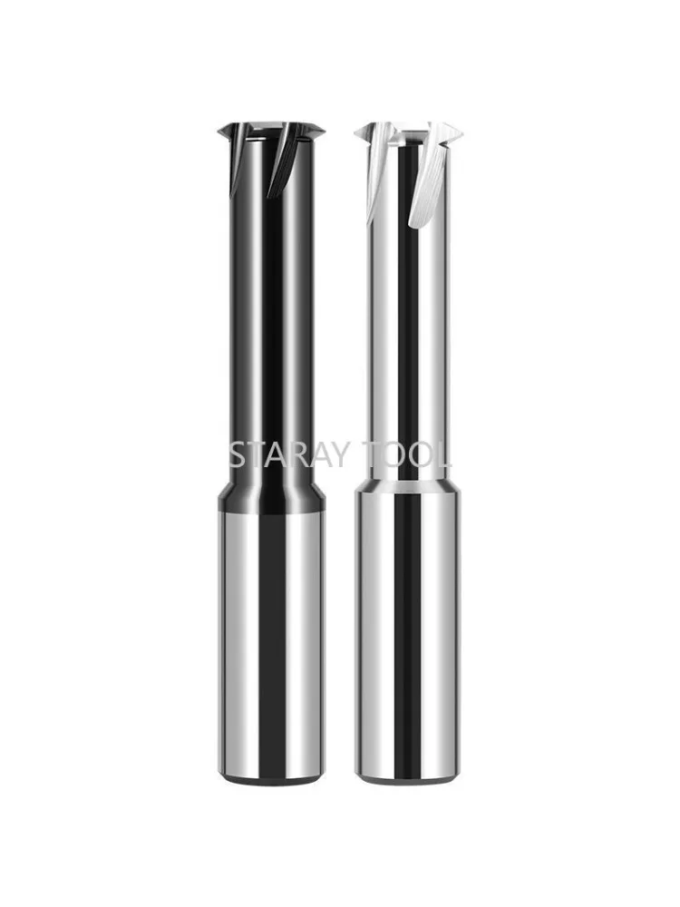 

60 degree Thread Mill Cutter - 1/3/Full Tooth Tungsten Carbide Coated for CNC Machining Center - Custom Sizes Available