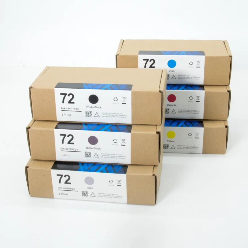 [1x HP72 Inkjet] 130ml Original Remanufactured Ink Cartridge For T1100 T1120 T1200 T1300 T2300 T610 T770 T790 T795 T1708