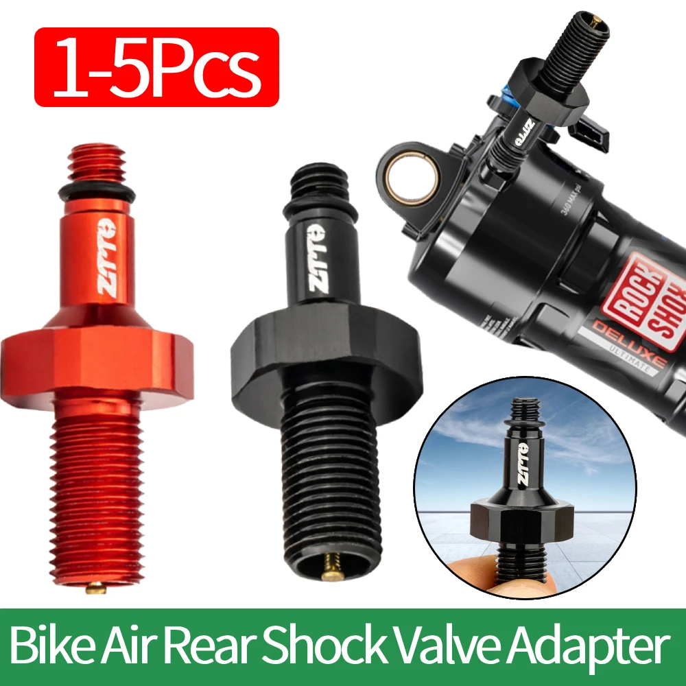 1-5 Stück Fahrrad-Luftdruckreduzierer Ventiladapter Fahrradpumpen-Luftdüsenrohr Werkzeug Fahrradzubehör