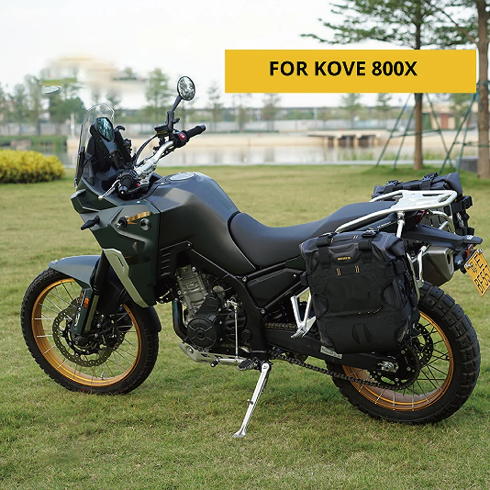 For KOVE 800X Waterproof Crash Bar Bag Quick Release 3-6L TPU Side Storage No-Drill Accesorios Moto