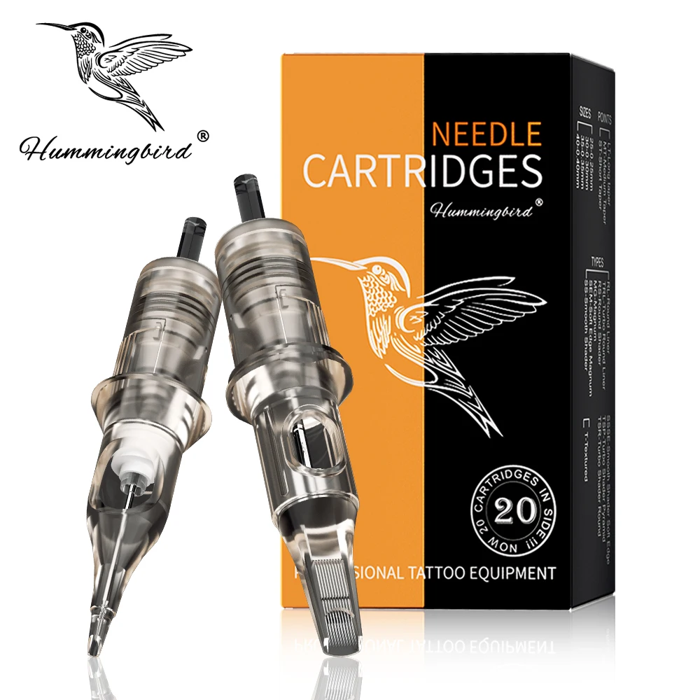 

Иглы для тату-машинок Hummingbird PUM, 20 шт., стерилизованные, RL, для татуажа бровей, век и губ, расходные материалы для тату-машинок