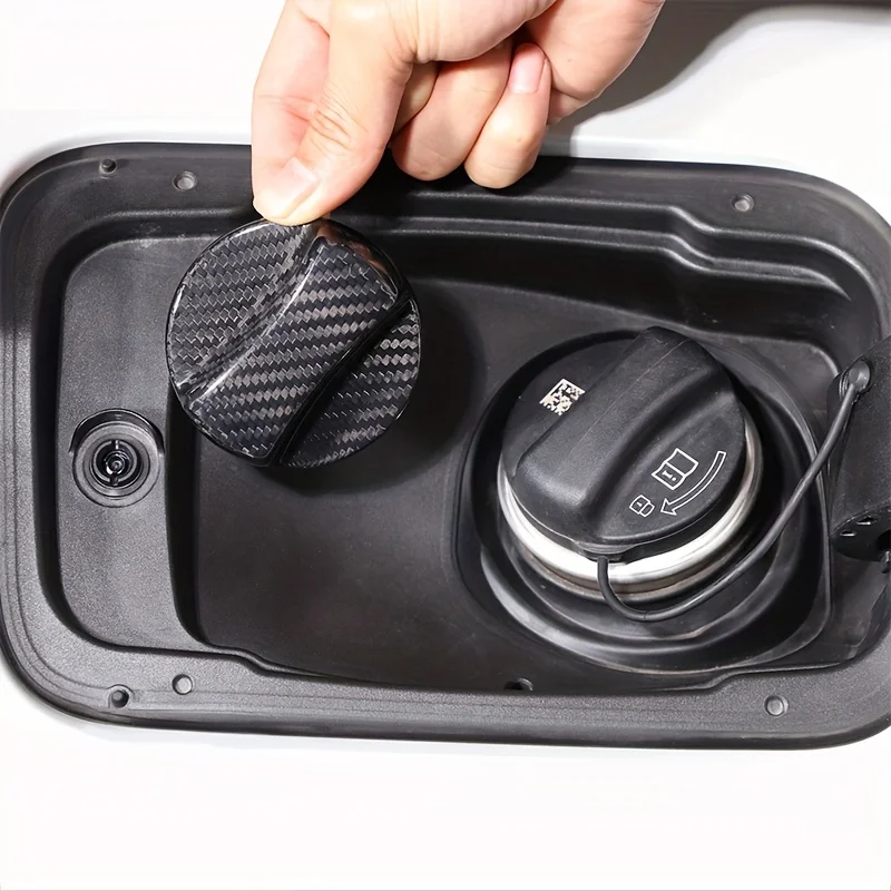 Carbon Fiber Car Fuel Tank Oil Gas Cap Trim Cover Decor For BMW E90 E92 G30 F20 F21 F30 F32 F34 F80 F82 G80 G82 G83 G87 M3 M4
