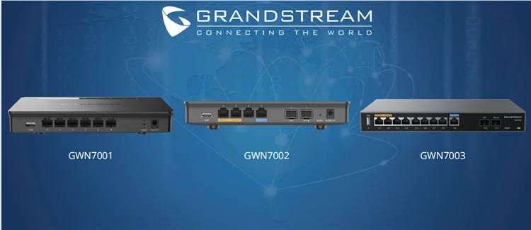 Grandstream GWN7001/2/3 جهاز توجيه جيجابت VPN متعدد الموجات GWN7003