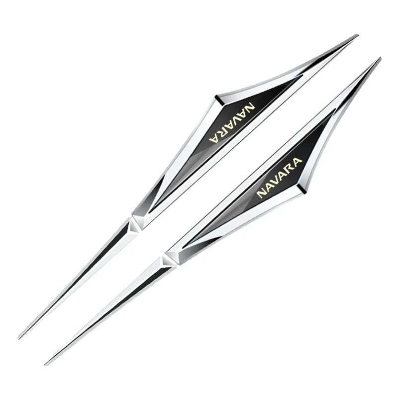 2pcs 3d alloy car stickers car accsesories accessory for Nissan navara np300 at32 rhd pro-4x n-trek