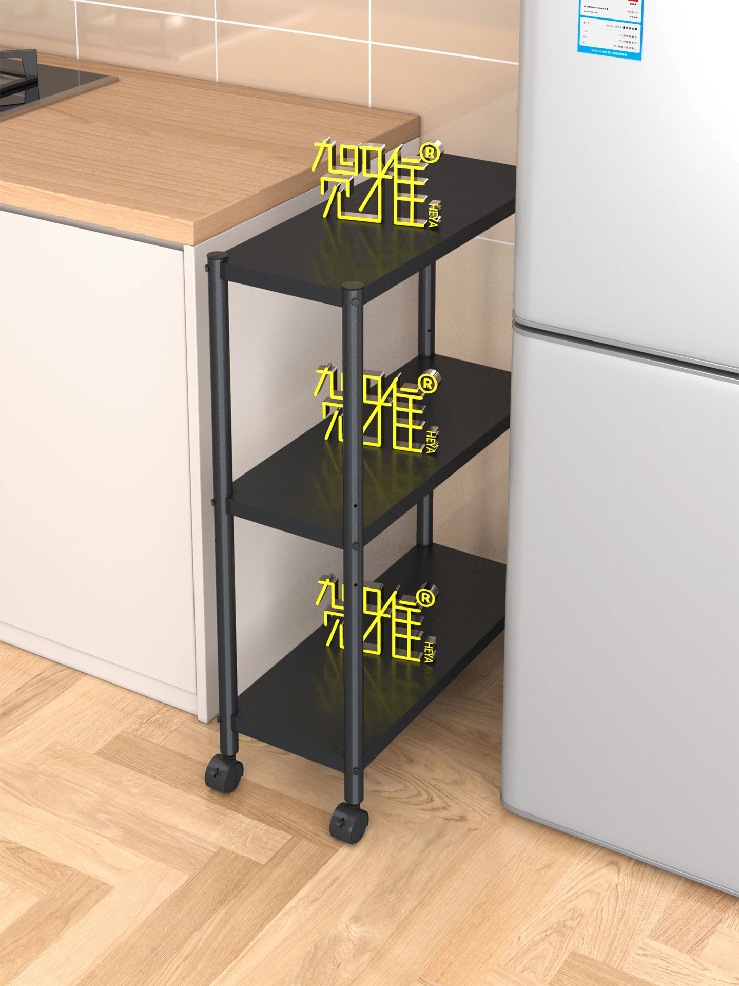 Etagere-d'angle-de-cuisine-hampton-bay-etroite-murale-mobile-pour-salle-de-bain-rangement-facile-design-antiderapant-structure-metallique