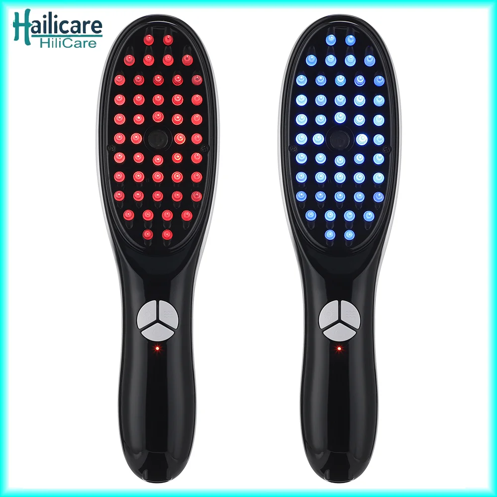 

Sonic Vibration Scalp Massager Red Light Therapy Vibration Hair Massage Scalp Brush Negative Ion Spray Hair Growth Massager