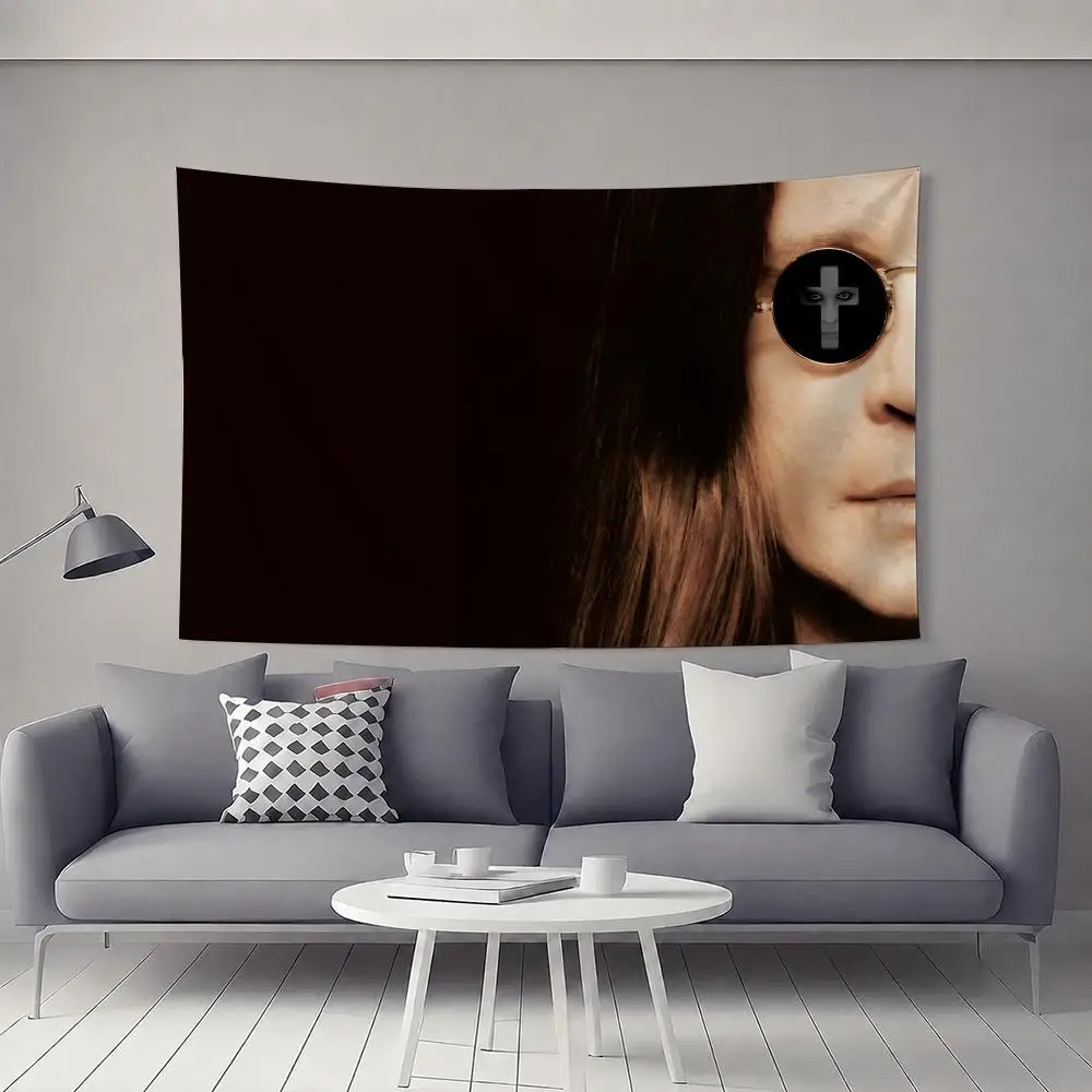 Ozzy Osbourne Tapestry Tapestry Flat Polyester Wall Hanging, Cozy Kids Bedside Decor Healing Home Accent Gift Wall Art