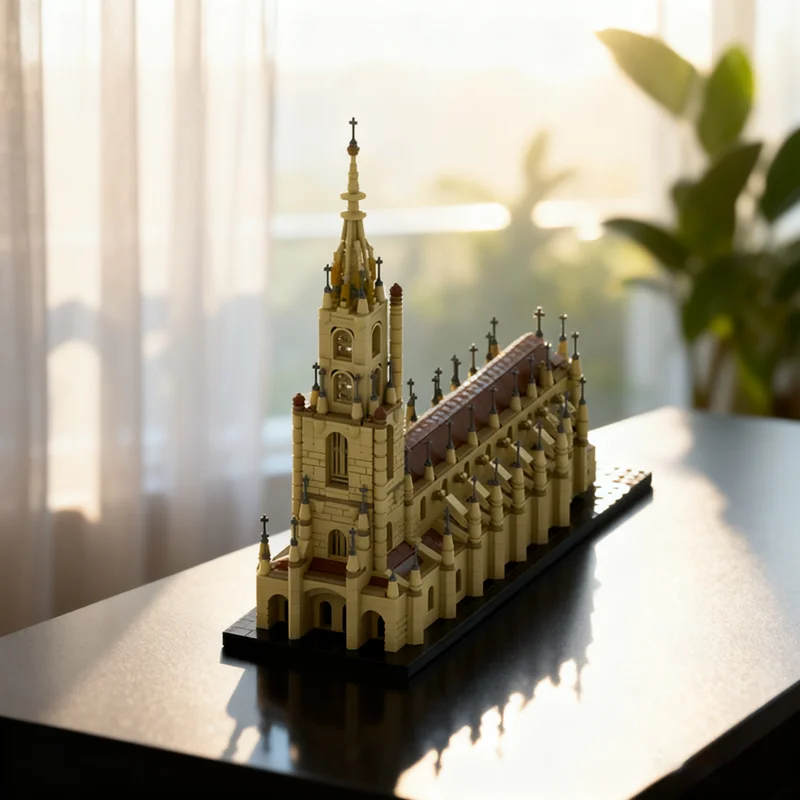 

2044pcs MOC Berner M nster Bernese Minster Model Building blocks Christmas gifts DIY toy creative idea Education Brick Birthday