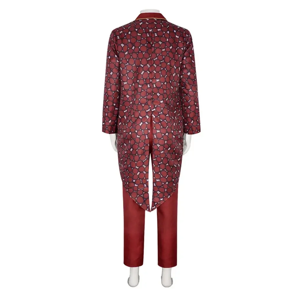 Jim Cosplay Fantasy Red Suit Clothing Movie The Mask Costume Disguise Adult Men Roleplay Fantasia Outfits Male Halloween Clothes