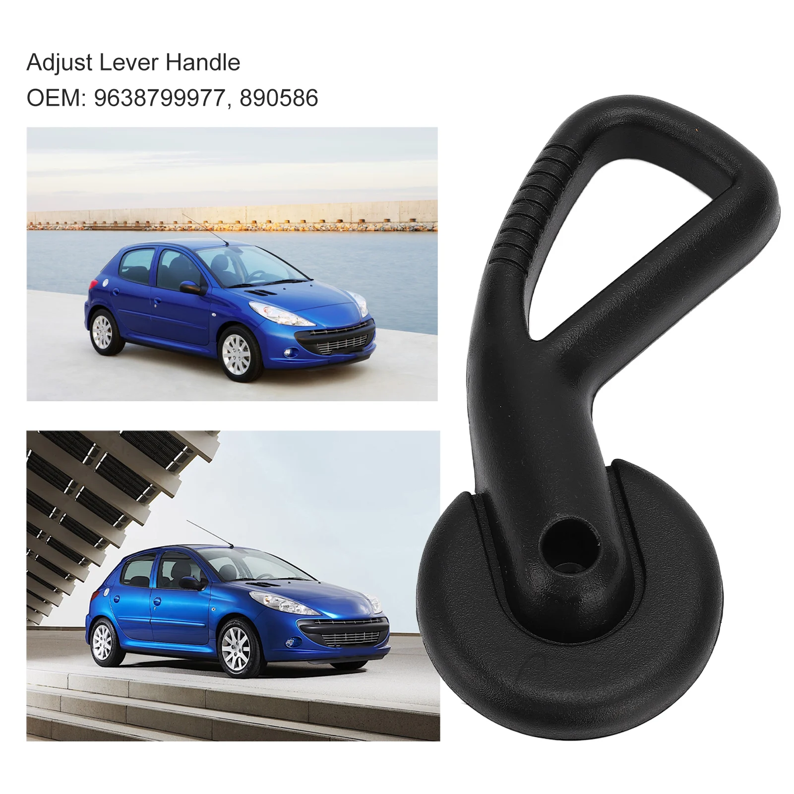 Car Seat Adjustment Handle Lever Right Side Direct Fit 890592 Replacement for Peugeot 206 207 for Citroen C2 9638799877