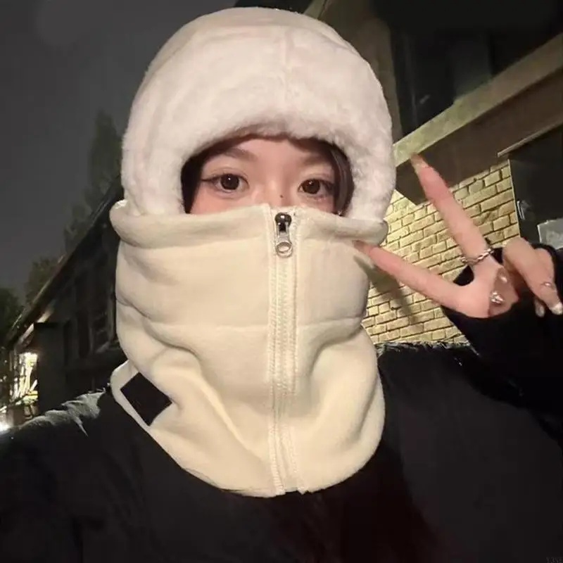 Y3NE Windproof Cycling Scarf Integrated Hat for Men Women Keeping Warm During Winter