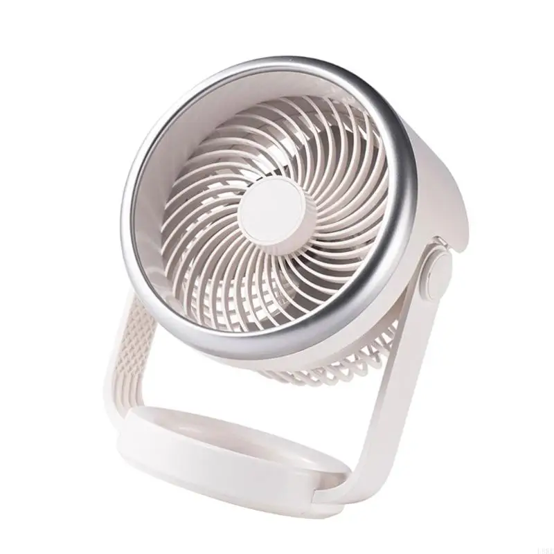 L8RE 테이블 공기 순환기 팬 가정용 침실 4 속도 설정 저소음 3600mAh