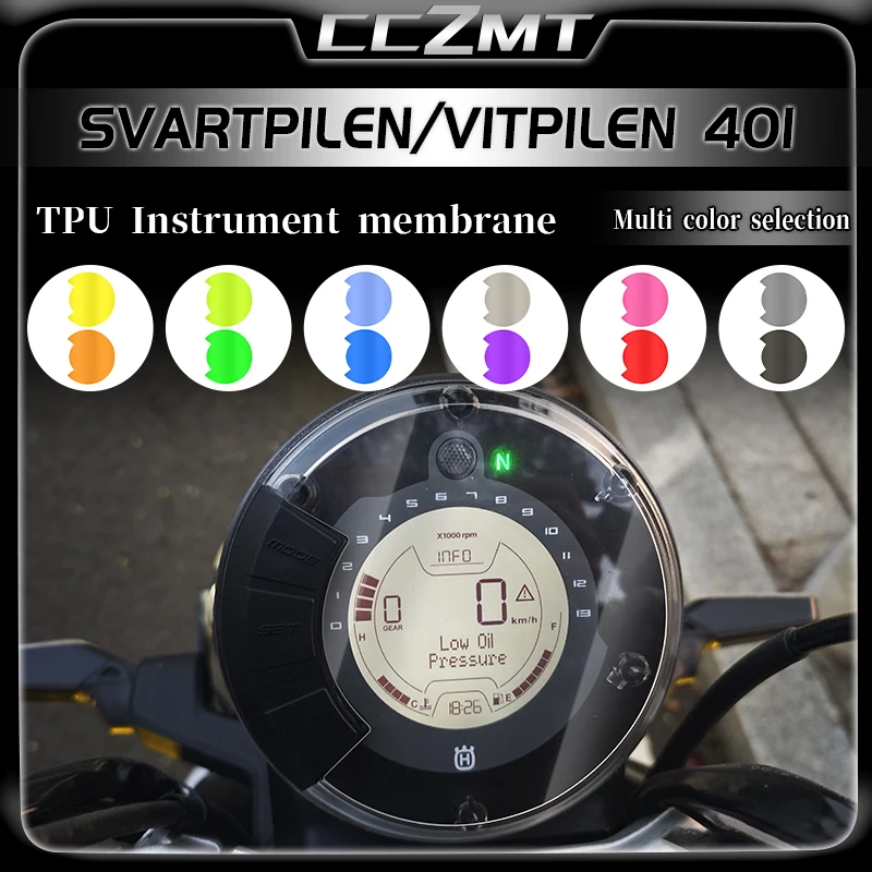 

For Husqvarna Svartpilen 401 VITPILEN 401 Speedometer Cluster Screen Scratch Protection Film Dashboard Protector Accessories