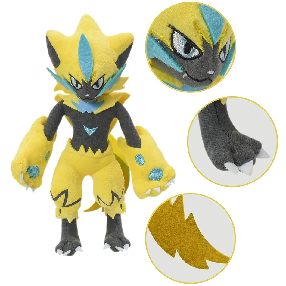 Pokemon Peluche Zeraora Charizard Lucario Greninja Incineroar Cenerace Torterra Kyogre pokemon Zeraora Peluche per I Bambini Regalo