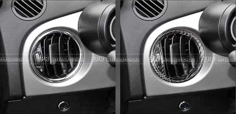 Dry carbon Air Vent Outlet Cover For Fiat 500 Abarth 595 695 Abarth Accessories Auto Interior Trim view 5