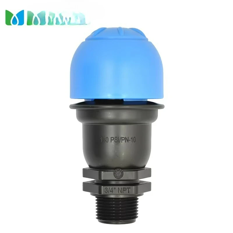 

Air Relief Valve 3/4" and 1'' Air & Vacuum Relief Valve for Water Saving Agriculture Drip Irrigation System