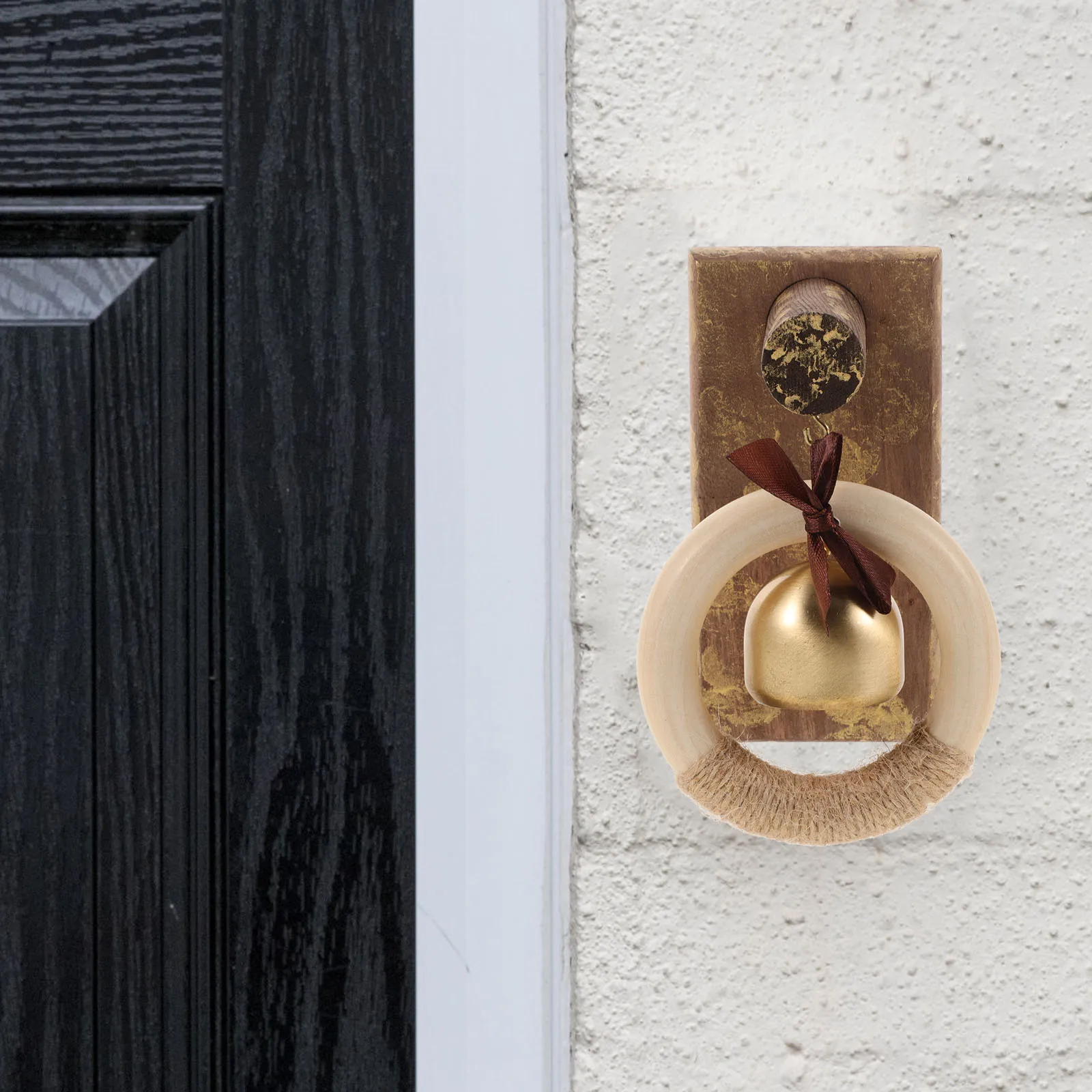 

Doorbell Pendant Decorative Entrance Chime Simple Japanese Door Wind Bell Home Decor Brass Material Retro Style