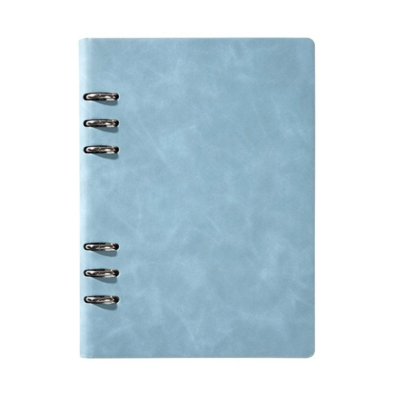 

Y5LB 7''x9'' 6-Ring Binder Notebook Lined Loose-Leaf Diary Travel Journal Notepad
