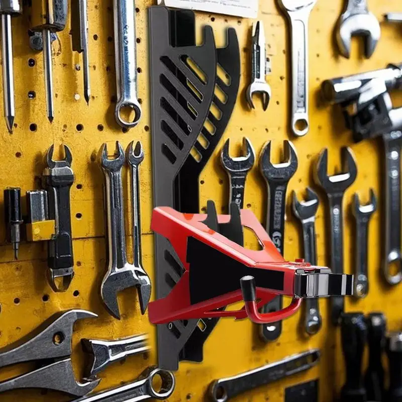 

Настенный органайзер для подставки для домкрата, сверхмощный стальной держатель для домкрата, вертикальный кронштейн для хранения, высокая грузоподъемность, экономия места