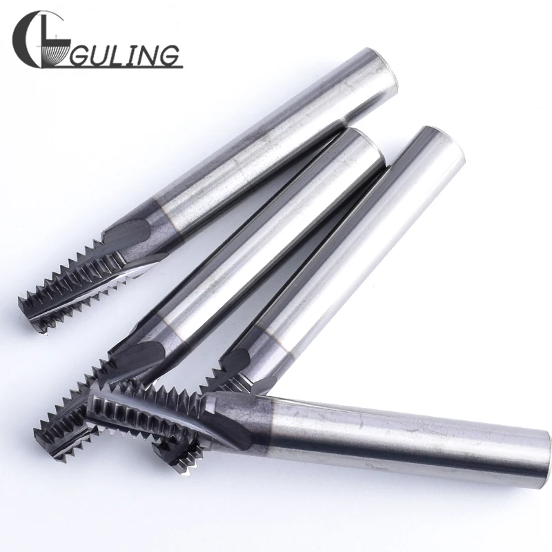 CNC 60Degree Tungsten Steel NPT American Taper Pipe Thread Milling Cutters 1/16 1/8 1/4 3/8 1/2 3/4-27 18 14 mill cutter 1\