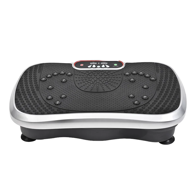

Vibration Plate ABS Steel Home Fitness Machine, Electromagnetic Massager for Fat Burning, Home Gym Body Workout Platform
