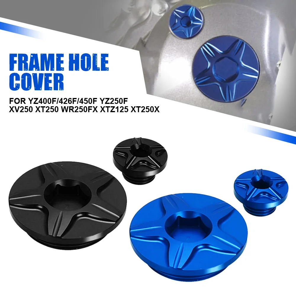 

Для Yamaha YZ400F/426F/450F YZ250F XV250 XT250 WR250FX XTZ125 XT250X крышка ГРМ двигателя мотоцикла, заглушка, крышка отверстия рамы