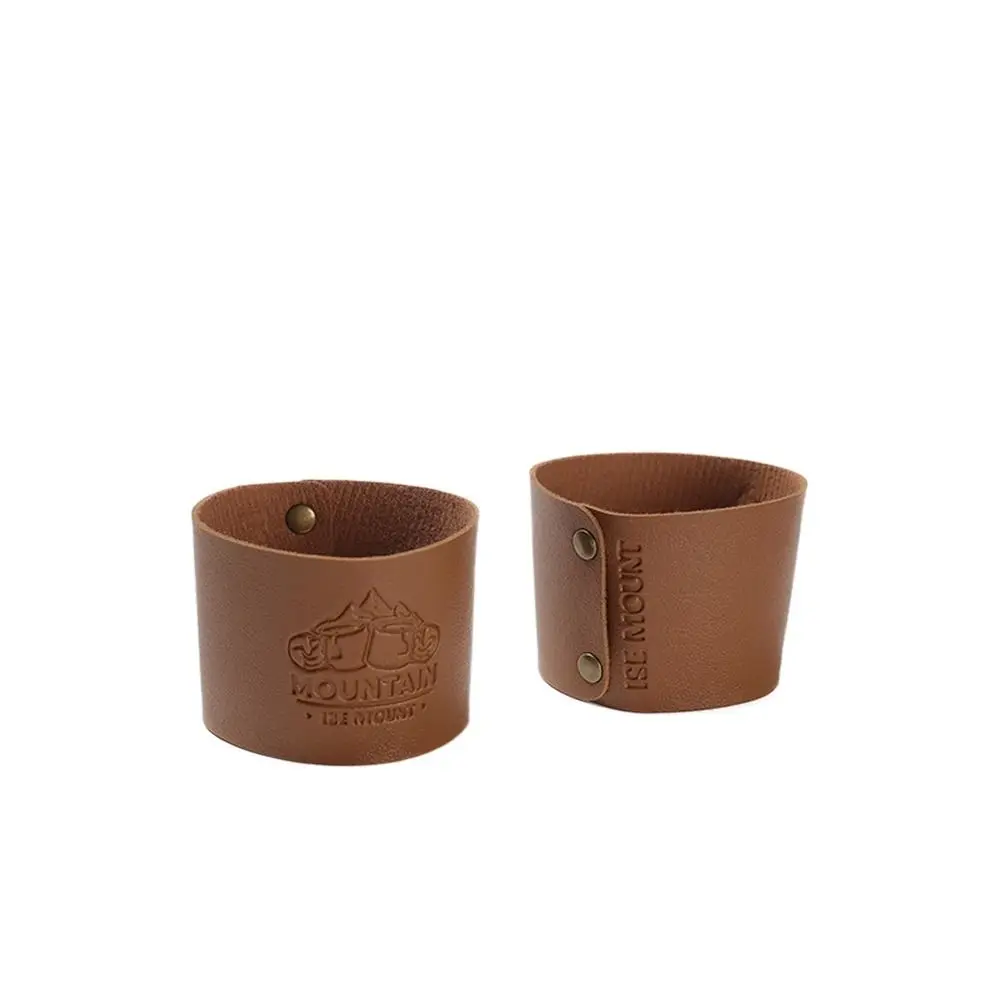 

Camping Camping Cup Water Cup Heat Insulation Cover Protective Cover Stainless Steel Cup Sleeve Cup Sleeve Leather Cup Cover