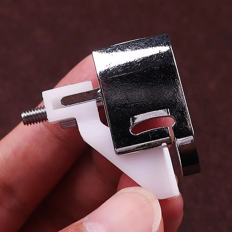 Domestic Sewing Machine Parts Metal Presser Feet Stitching Tools Snap On automatic Blind Hem Presser Foot