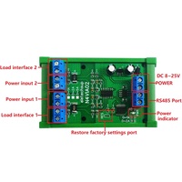 3 IN 1 RS485 Modbus RTU Current &amp Voltage Meters Board 0-30V Voltage signal measurement 1A 2A 5A Current Collection Module