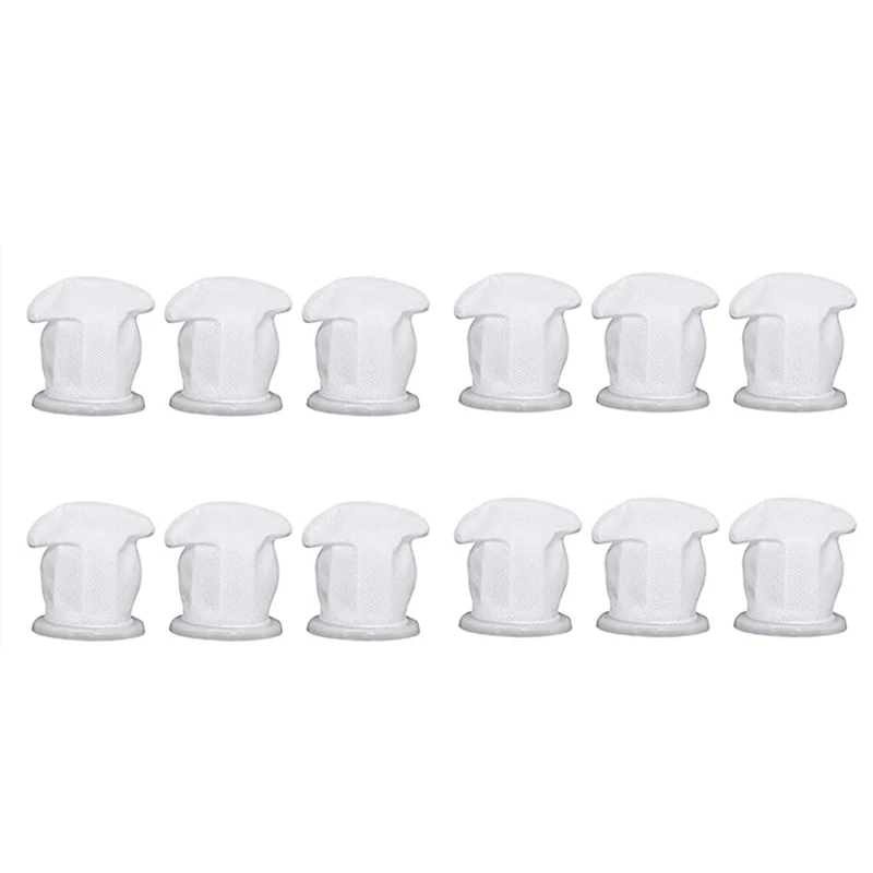 12Pcs Replacement Filter Dirt Filter Compatible For Vorwerk Kobold VC100 Washable Cordless Hand Vacuum Cleaner