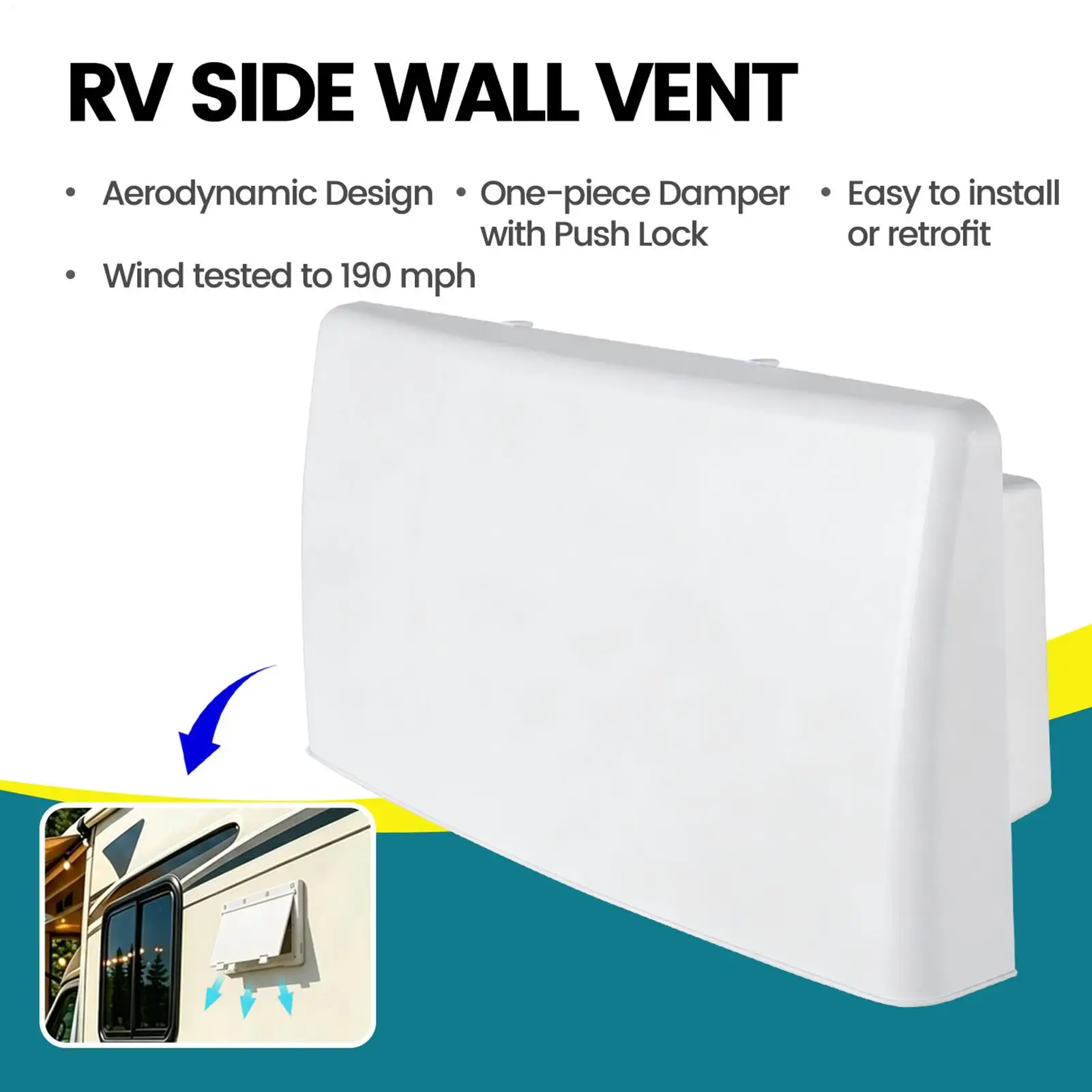 

RV Stove Vent Cover Trailer Ventilation Accessories Caravan Exhaust Vent Protector For Drivers Travelers Repairers Restorers