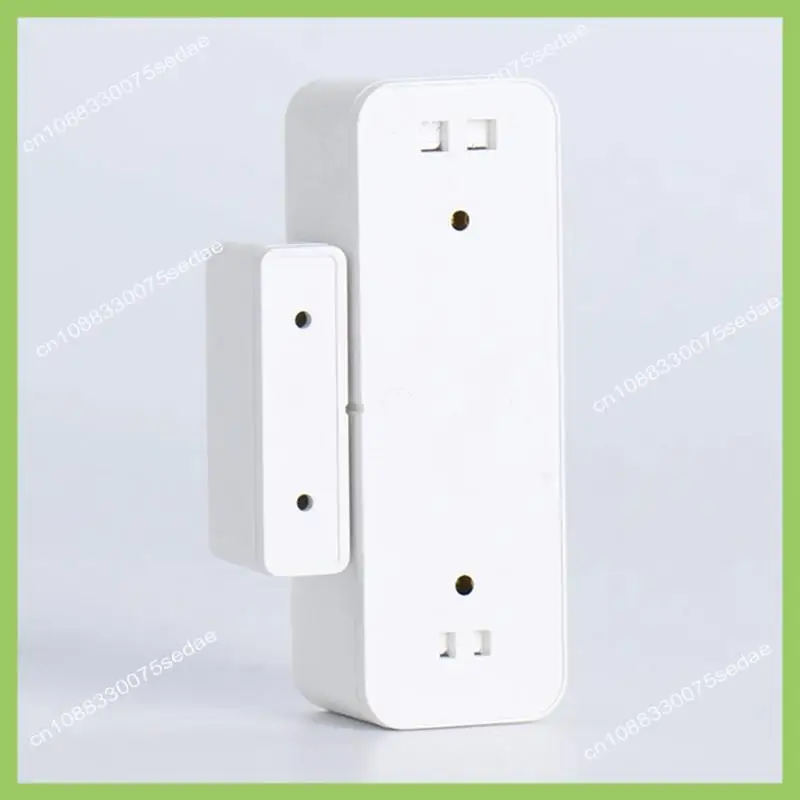 Y19A 1 個 Tuya Wifi ドア磁気スマートウィンドウセンサードアドア検出器ホワイト ABS Alexa Google アシスタント