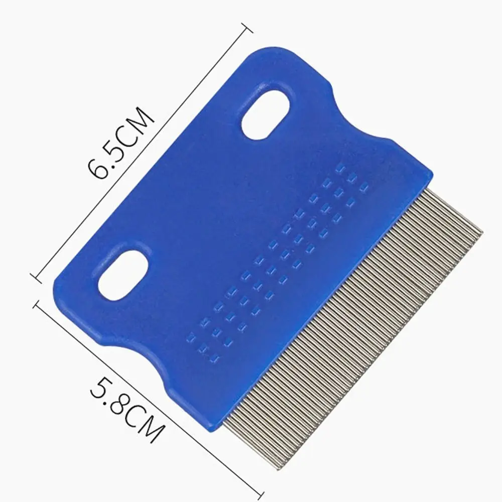 Nit Lice Removal Comb Pet Hair Shedding Comb Ultra Fine Metal Teeth Clean Head Hair Pet Fur Flea Muiltipurpose Pet Accessories