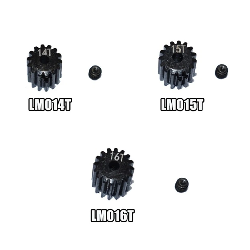 Metal Harden Steel 45 Motor Gear For LOSI 1/18 Mini-T 2.0 2WD Stadium Truck RC Car Upgrades Parts