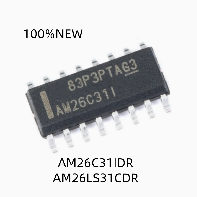 (10Pcs) 100% New Am26C31Idr Am26C31I Am26Ls31Cdr Am26Ls31C Sop-16 Quad Differential Line Driver Chip Ic