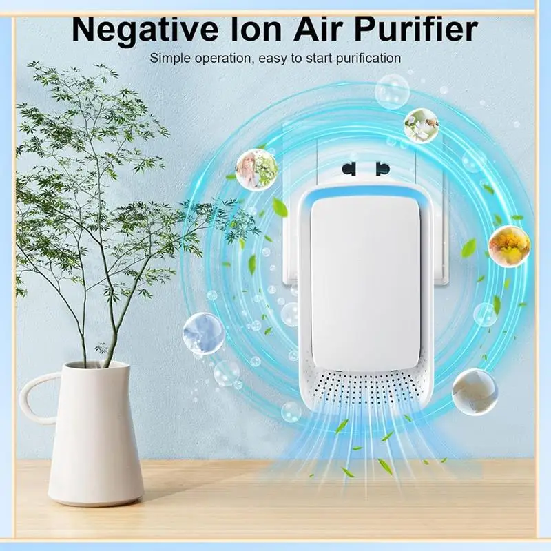 

-A60I Negative Plug In Air Purifier Ionic Air Purifiers Mini Portable Air Ionizers US Plug
