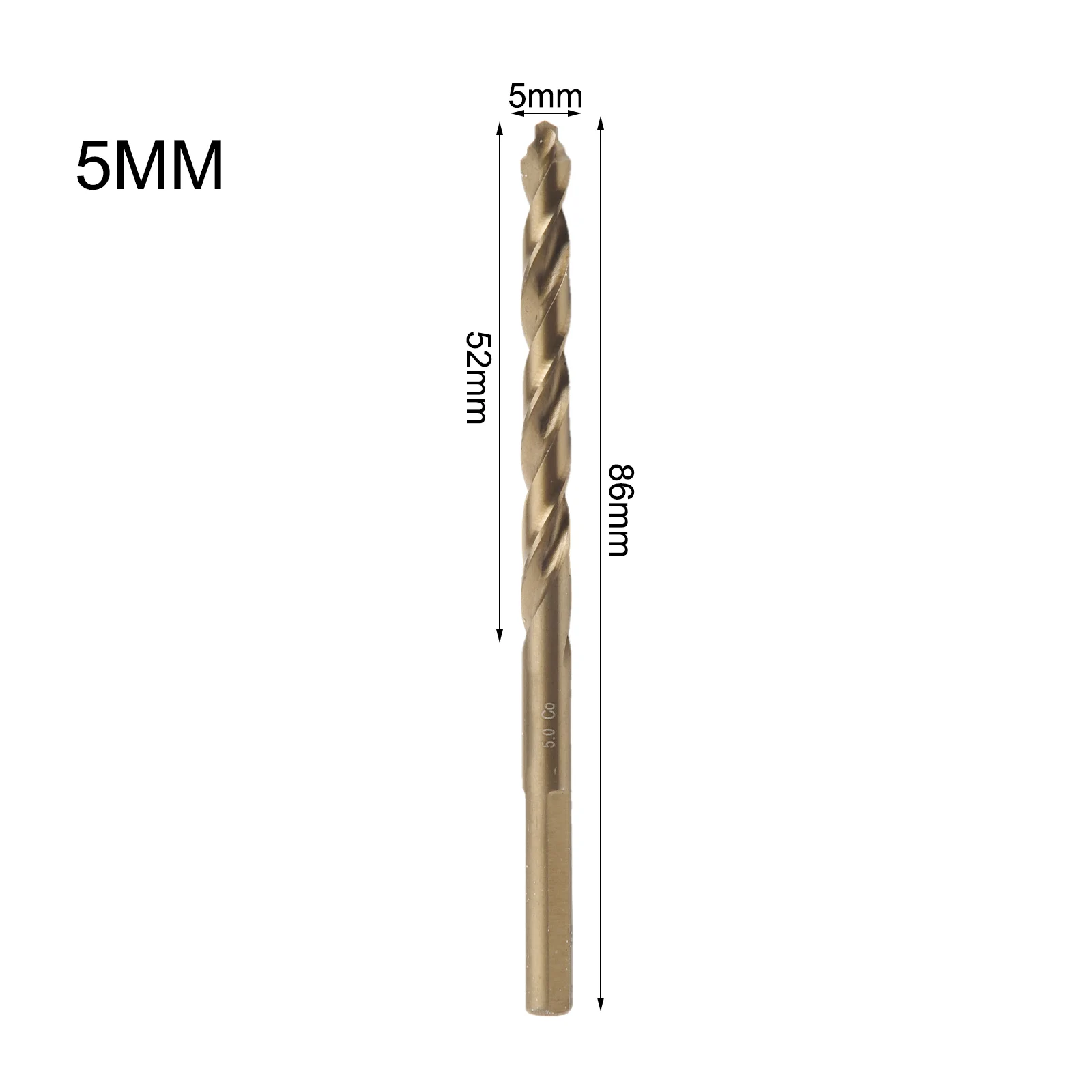 1PC 3-8mm M35 cobalto punte per trapano a gradino dritto taglierina per fori per utensili elettrici da lavoro in legno per la casa in acciaio inossidabile accessori per la sostituzione