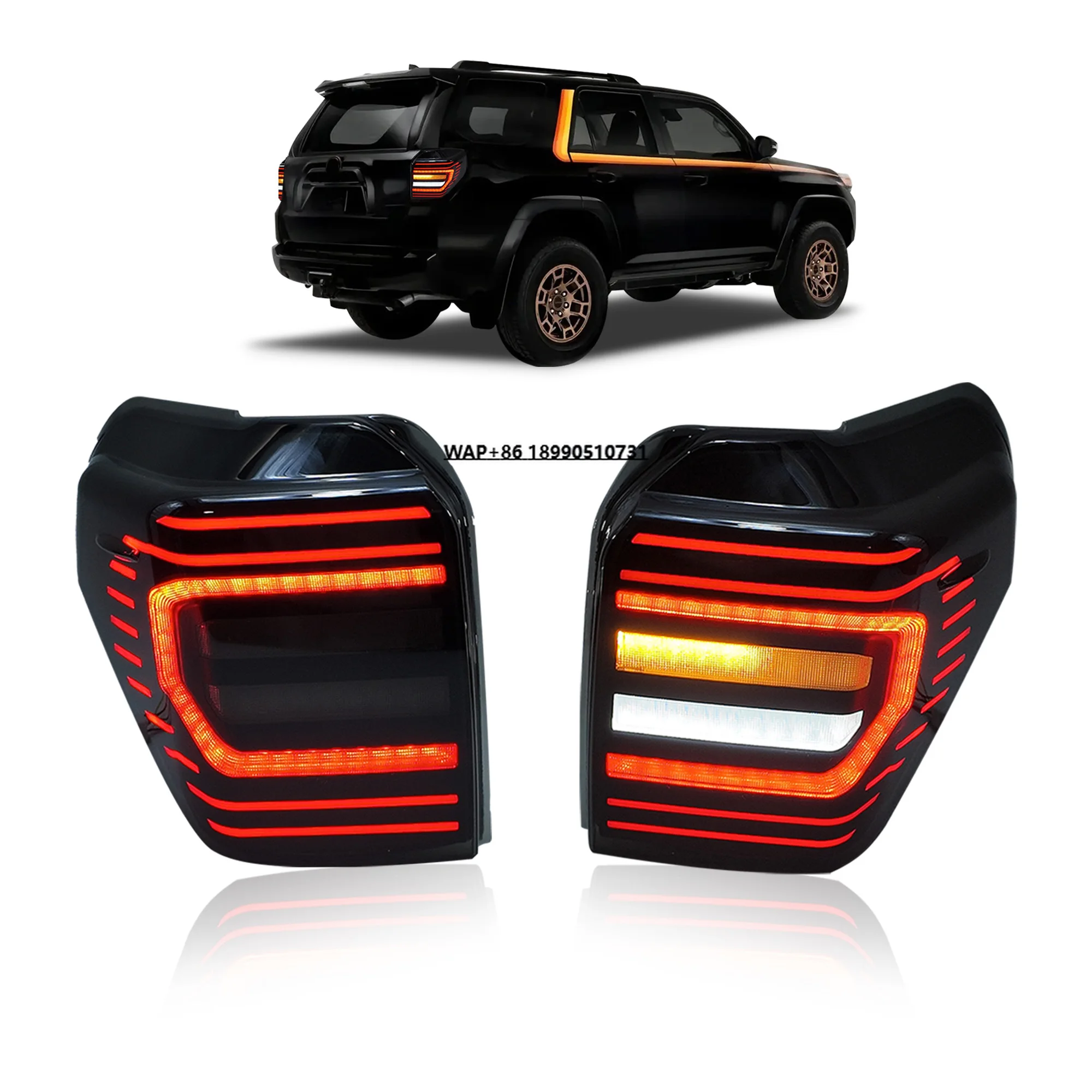 

Factory Price MODIFIED LED Car Tail Lamp for for 4RUNNER 2010-2023 New Condition Rear Light Wholesale