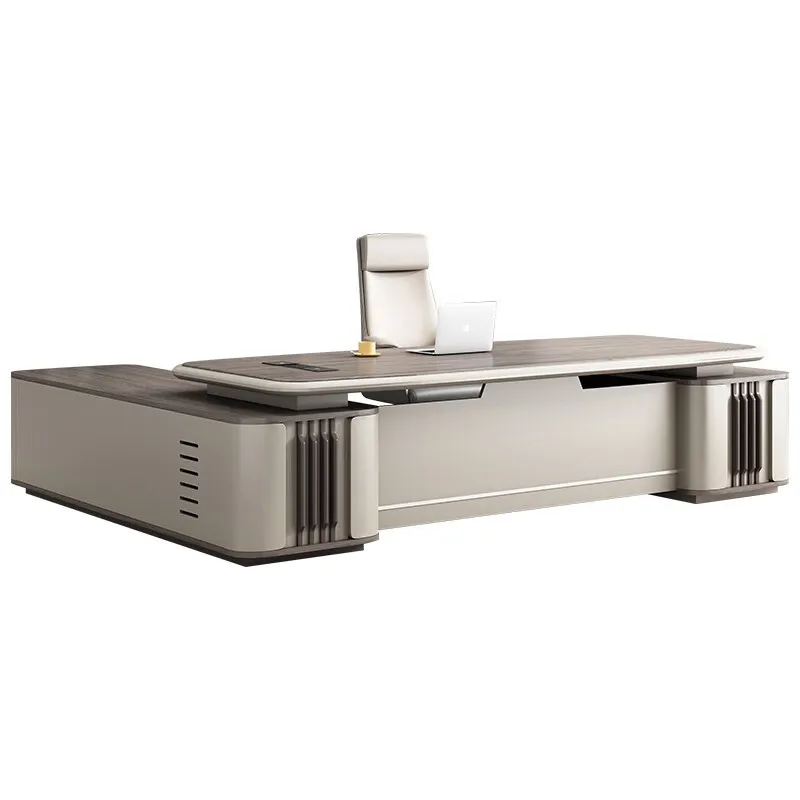 

Простой современный письменный стол и стул, комбинация краски, большой письменный стол, офисная мебель