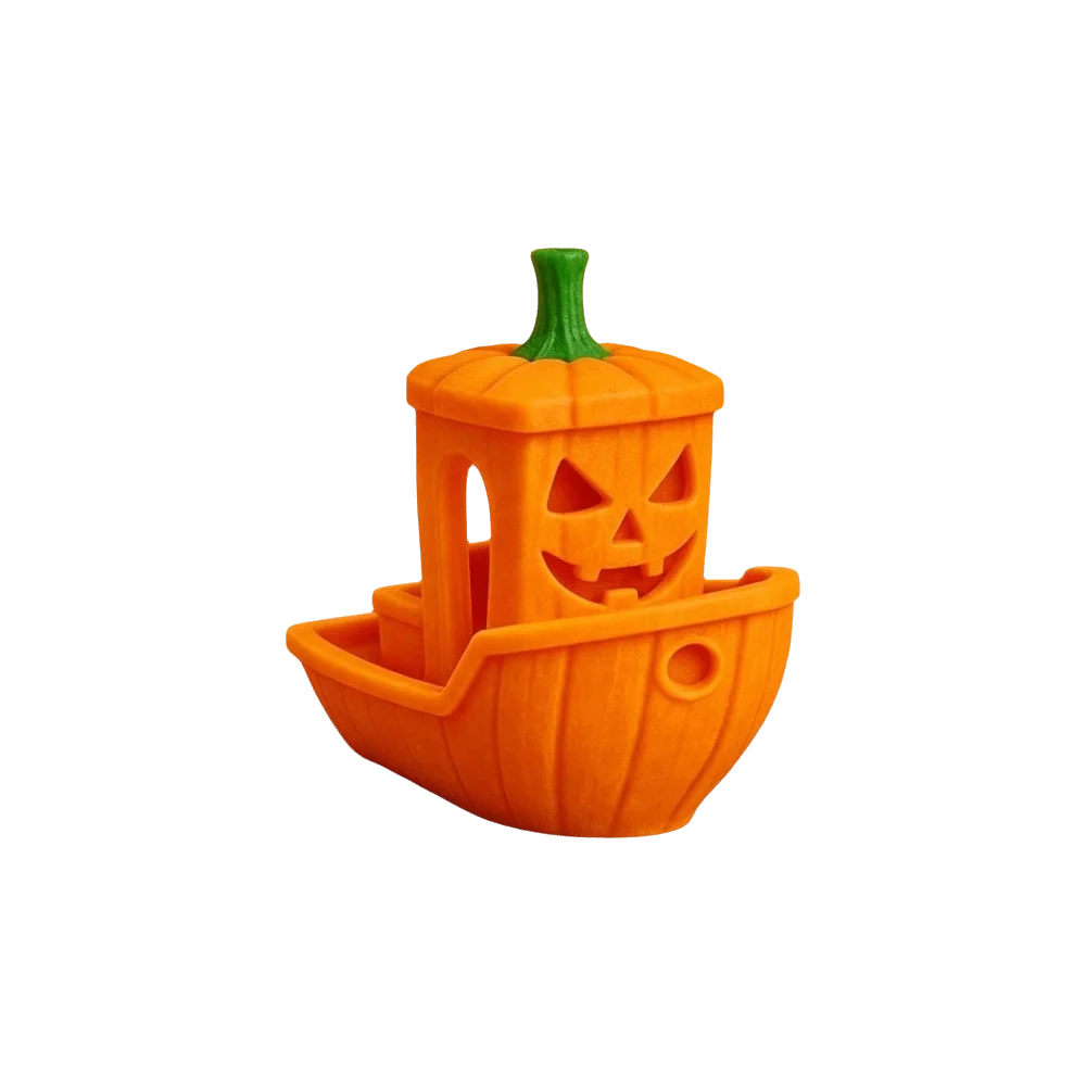 Novelty Halloween Ornaments 3D Printed Decoration Pumpkin Statue Witch Pot Sculpture Funny Fidget Clicker Home Gift