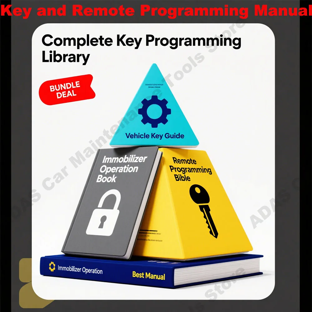 Key and Remote Programming Manual Guide New obd2 scanner for All LockSmith Professionals Containing Program Immobiliser Systems