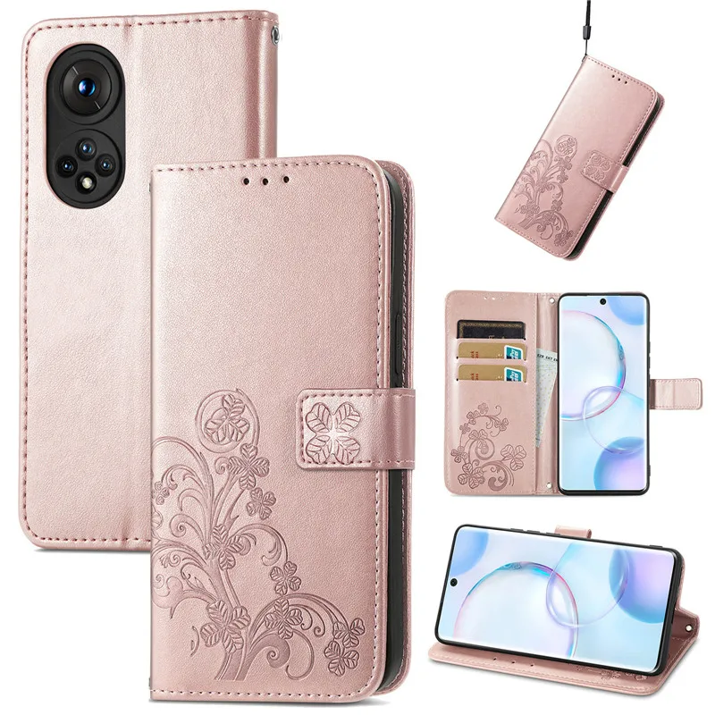 Wallet Case For Huawei Honor 50 Lite 9A 9C 9S 30i 30S 30 60 Pro 10X 9X Lite Huawei Y5P Y6P Y8P Nova 8i 8 Pro 7 9 SE Leather Case