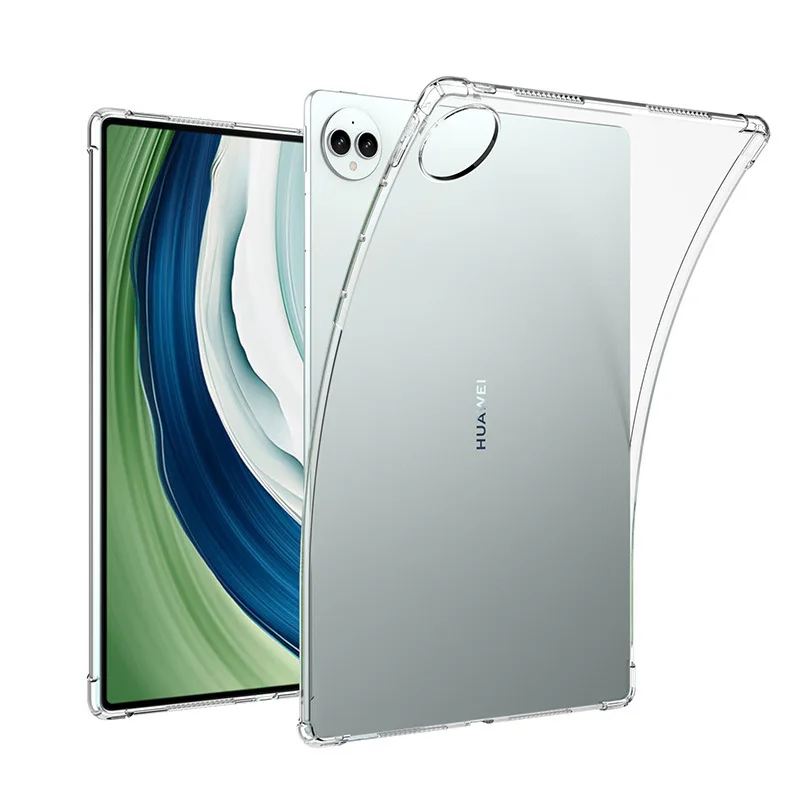 Transparent Soft TPU Air‑Bag Shockproof Tablet Back Cover Case For Huawei MatePad Pro 13.2" 2023 2025 Anti‑Drop Protective Shell