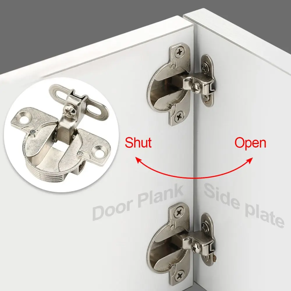 Cupboard Opening hole  Hardware Container Hinges Wardrobe Inner Hinges Desk Cabinet