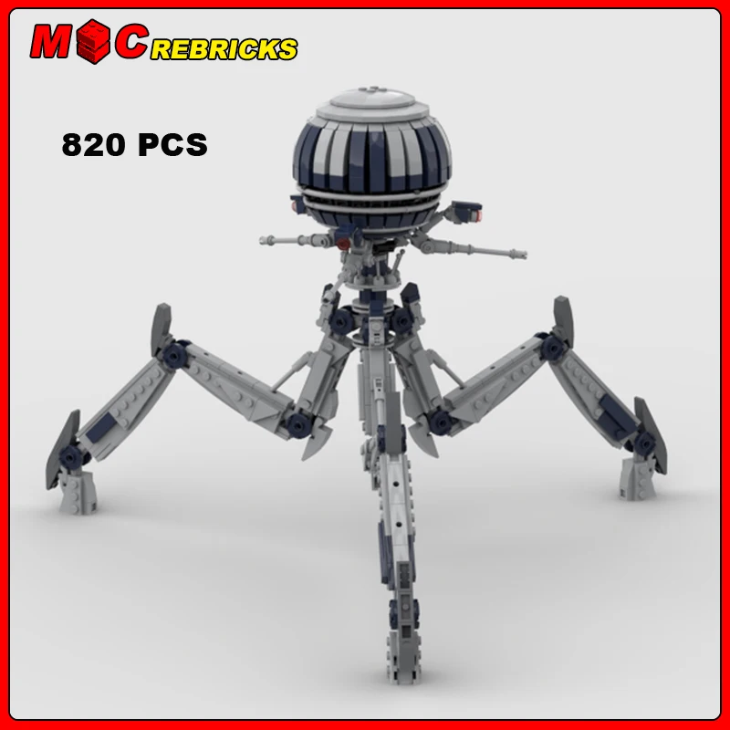 

MOC Space War Series Octuptarra Magna Tri-Robot V.2 Model DIY Assembling Bricks Building Blocks Boys Puzzle Toys Kids Xmas Gift